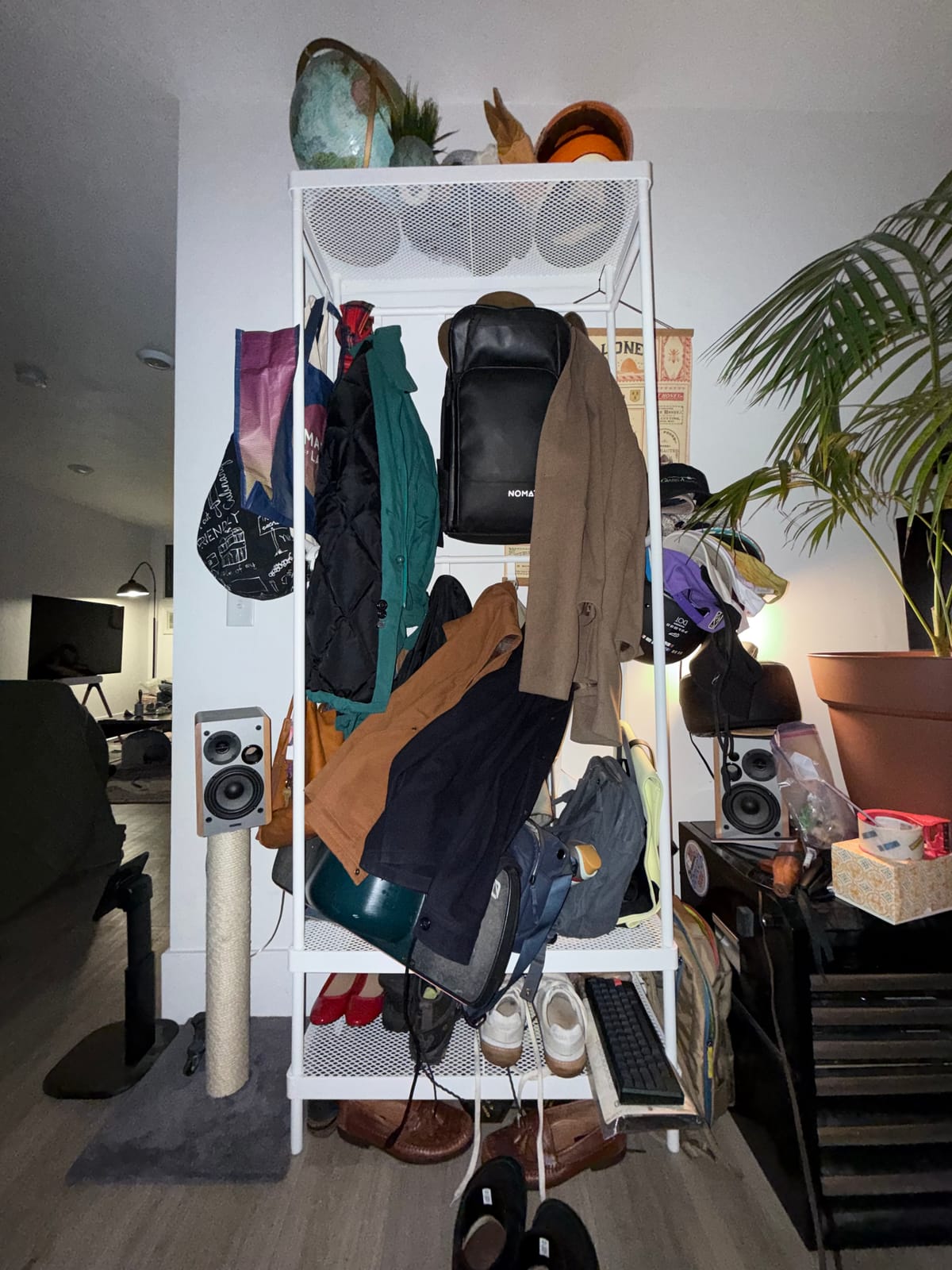 Don't look at this Coat rack